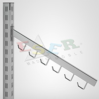 BD1-T Eğimli Kancalı Askılık Kolu Baston (10x30 Profil)